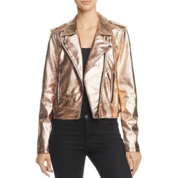 Blank NYC Silver Leather Jacket - Picture 3 of 3